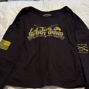 Grunt Style Black and Yellow Kids Long Sleeve